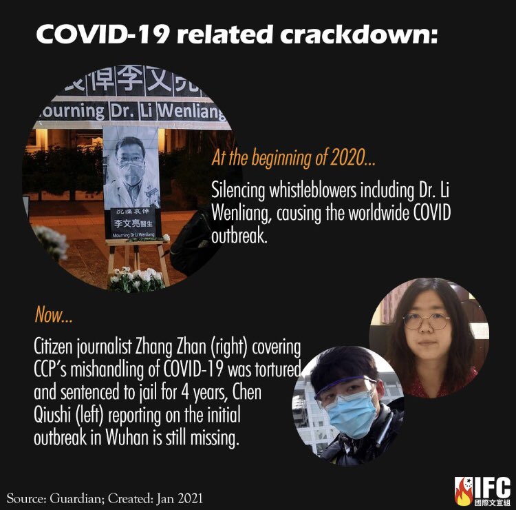 MarinesColonial's tweet photo. @JamieMetzl The CCP let the coronavirus spread across the world and then they tried to lie about it and cover it up. Hope the world will not forget. https://t.co/C2agXkWZ2F
