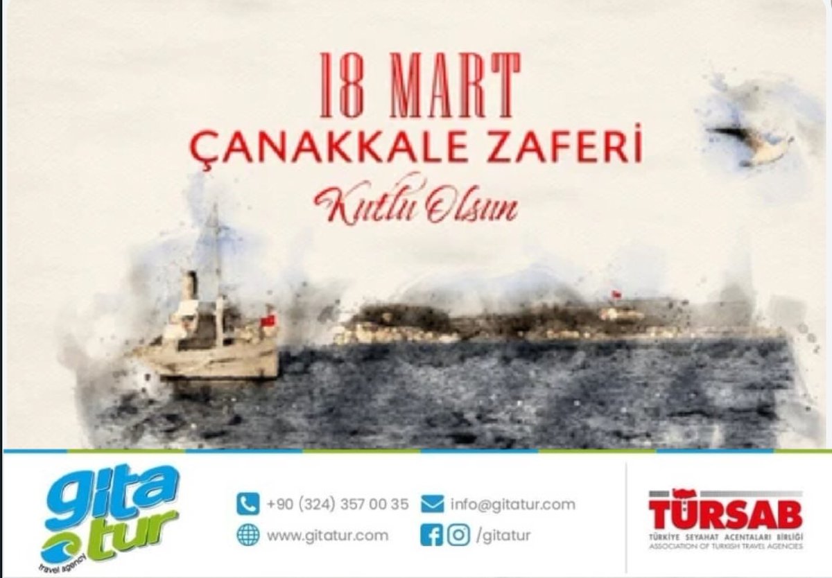 18 Mart Çanakkale Zaferimiz Kutlu Olsun  

#18martçanakkalezaferi #mersin