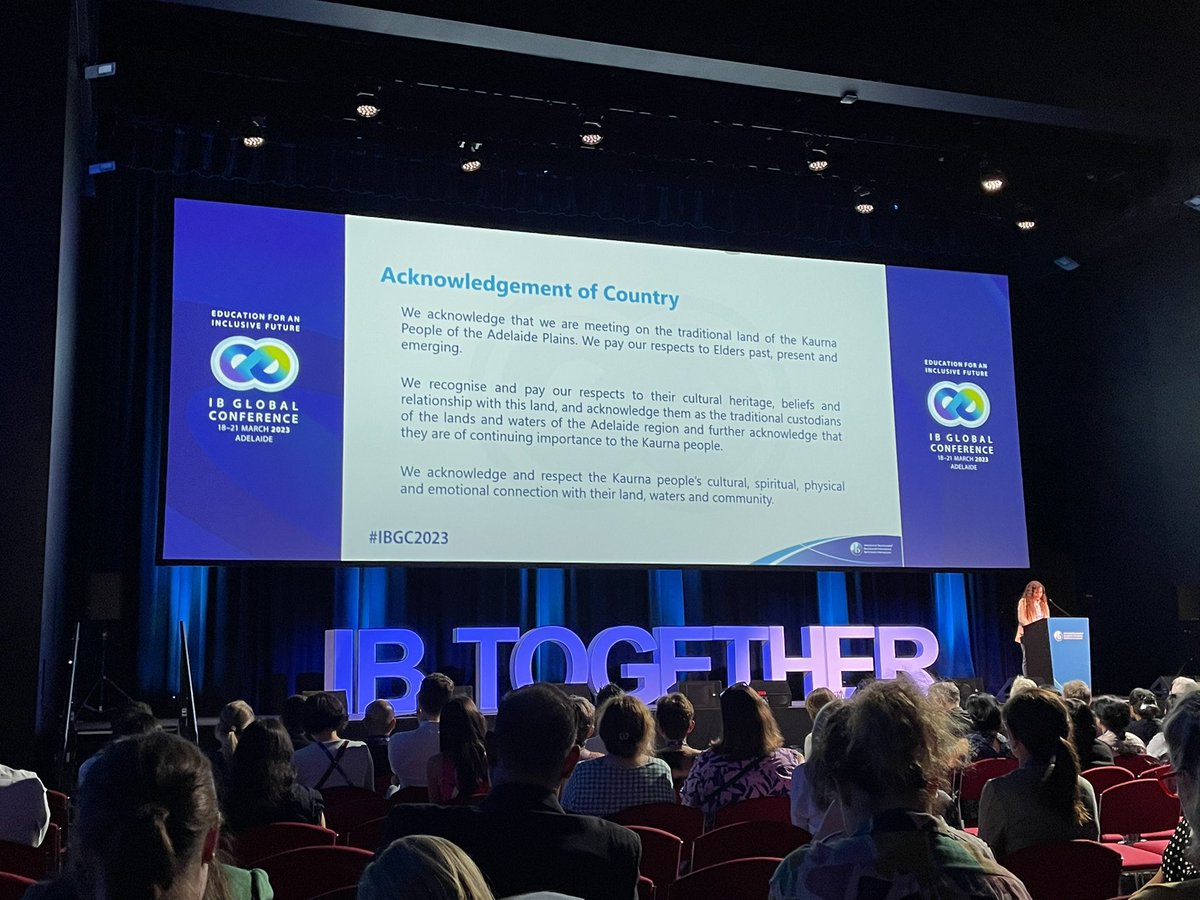 seldamansur's tweet image. At #IBGC2023 Adelaide, Dr Helen Drennen is announcing International Baccalaureate is going to lower authorization fees for independent early years institutions 👌which will expand access to an #IBEducation for young learners worldwide.