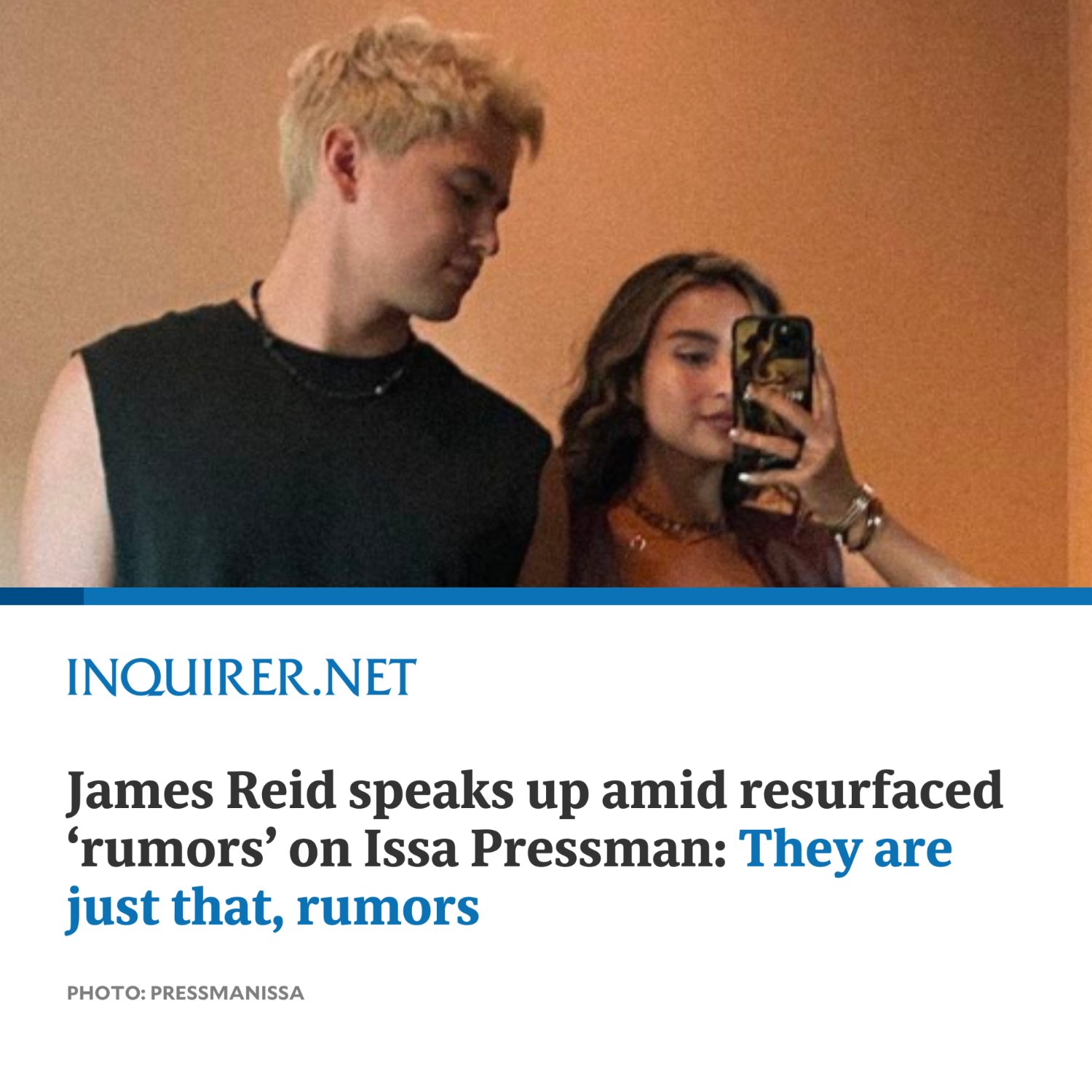 Inquirer on Twitter "'THE PAST RUMORS ABOUT ISSA ARE JUST THAT, RUMORS
