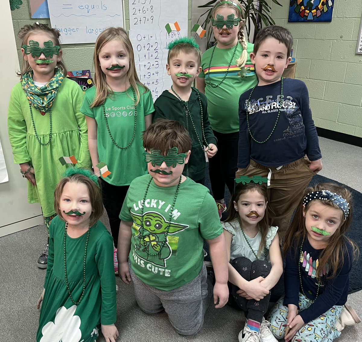 CheriZweng's tweet photo. Just a few ways to dress up for a festive holiday! Our DK students went all out showing off their attire! Happy St. Patrick’s Day! https://t.co/rTeIlWTIoy
