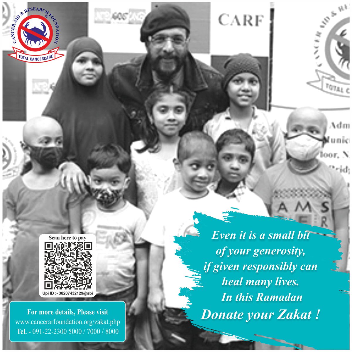 CARF3's tweet photo. Good works protect from evil fates. Charity in secret extinguishes the wrath of the Lord, maintaining family ties increases life span, and every good deed is charity. Donate your Zakat today!
For any further details, please visit https://t.co/BOCNOIhLw6
#zakat #Canceraid #Carf https://t.co/No5tcJCpQ9