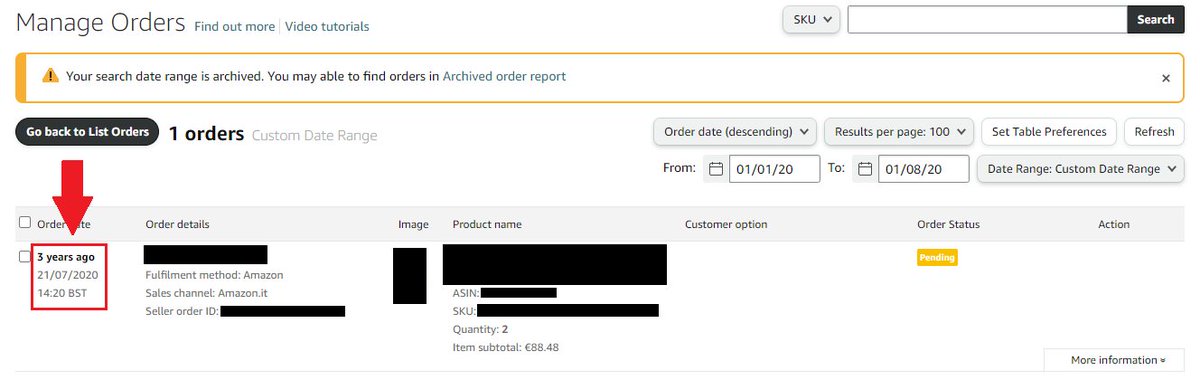 0to1eCom's tweet photo. Through analysing No Sales in 7 days we've found SKUs that have been Pending for quite some time!

I wonder if the buyer still wants it 🤔

STK doesn't have an alert for this yet but the Pending dashboard can help

Get STK here: https://t.co/TXRRssY4Cn https://t.co/uvDZcKmgO5