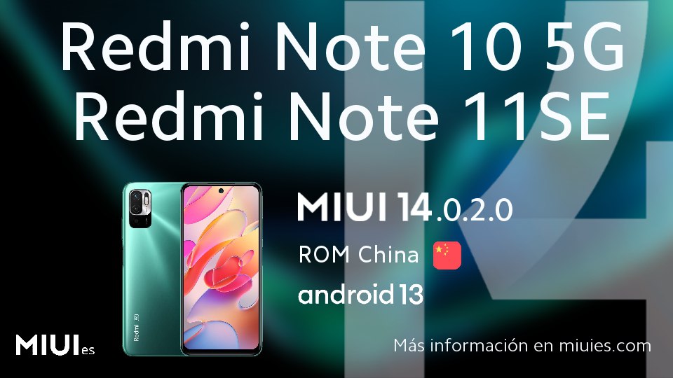 MIUISPAIN's tweet photo. Actualización para el Redmi Note 10 5G / Redmi Note 11SE
🔹 Versión 14.0.2.0
🔹 MIUI 14 China Estable
🔹 Android 13
Descargar: https://t.co/UvwS7CIL0v
#RedmiNote105G #RedmiNote105GRedmiNote11SE #camellia #China #MIUI14 https://t.co/G1BG8aRL4Z