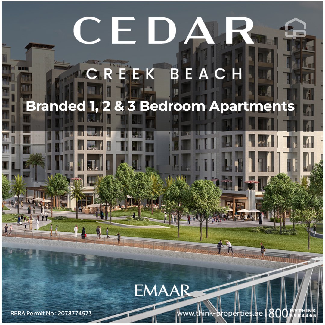 thinkpropdxb's tweet photo. Introducing 💫CEDAR 💫 - A wide variety of stunning 1, 2 &amp; 3 bedroom apartments with park views modern design, blending elegance, comfort and practicality.

📞+971528889369

#cedar #creekbeach #emaar #emaardubai https://t.co/WlAxEidvGV
