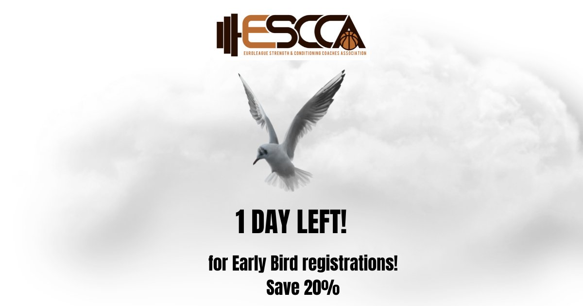 Don't miss out on the opportunity to get a reduced price for the 3rd ESCCA Summit (30th of June - 1st of July - Prague). 

sign-up at 

escca.net/portfolio/3rd-…