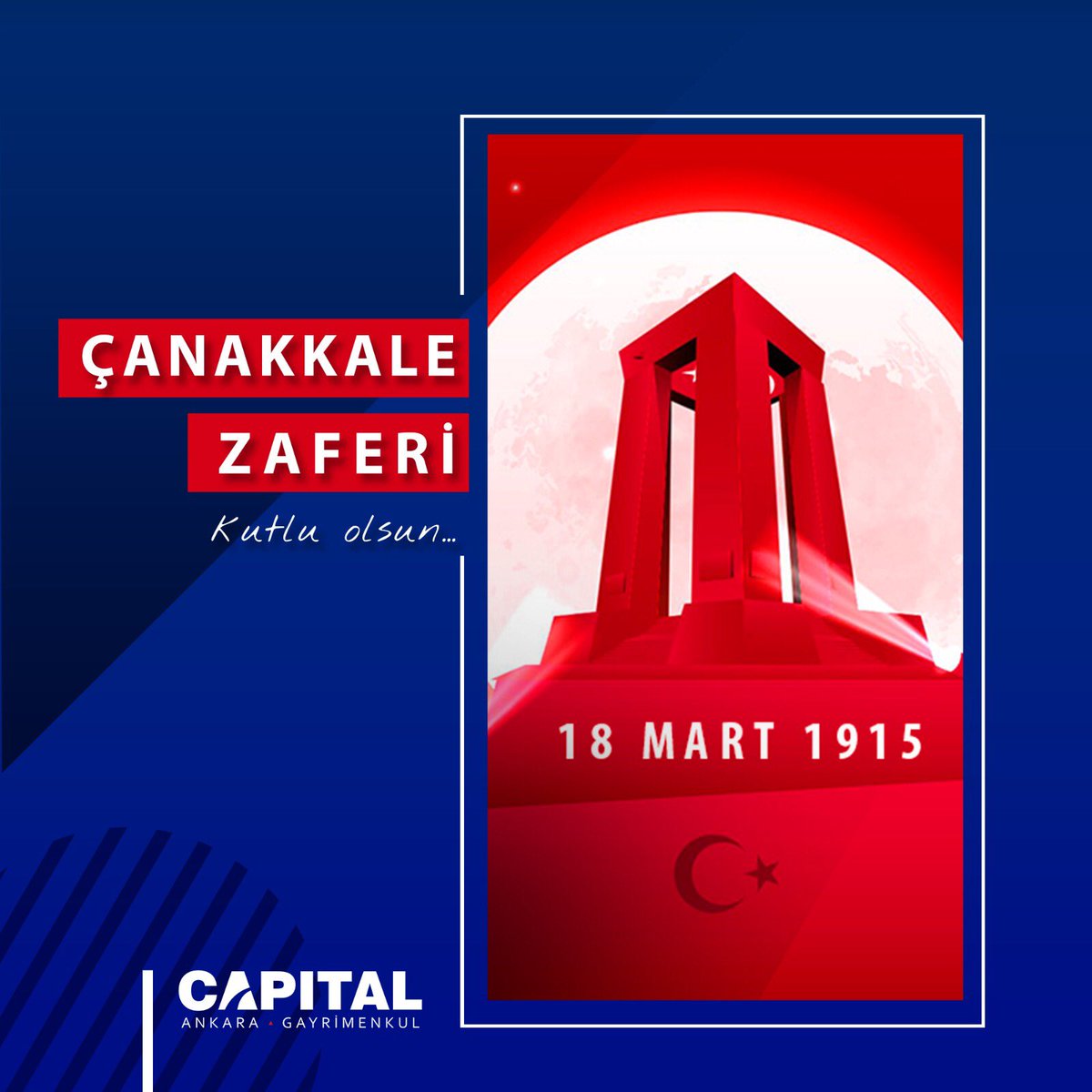 ankara_capital's tweet photo. 18 Mart 1915 Çanakkale Zaferi 🇹🇷
Şehitlerimizi Rahmetle Anıyoruz..

#18martcanakkalezaferi #CanakkaleGecilmez https://t.co/qeOSStzwl9