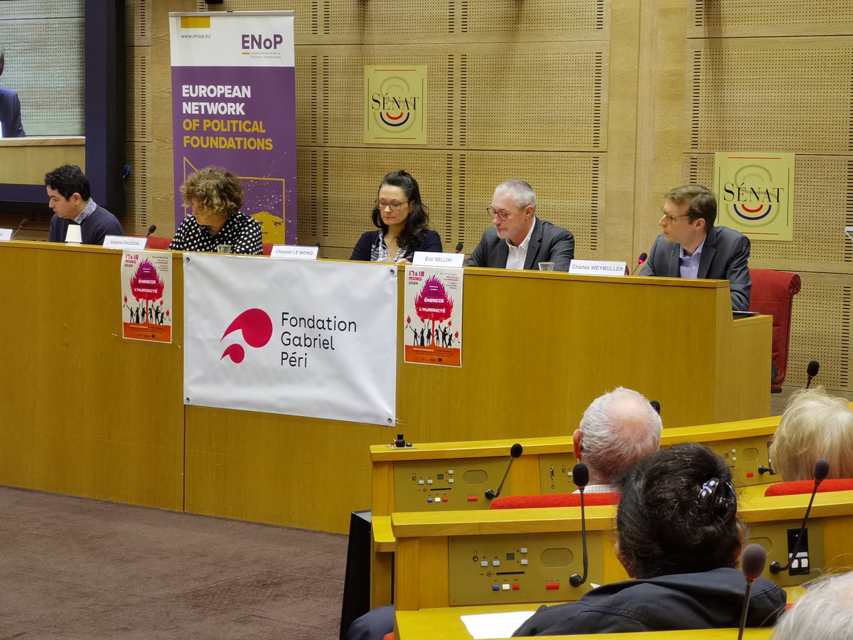 FondationGPeri's tweet photo. Dernière séquence de notre #colloqueenergie ce matin : quel rôle la France et ses entreprises peuvent-elles jouer pour favoriser la coopération internationale ?
#ValerieFaudon
#SFEN
#EricSellini
#CGT Total
#CharlesWeymuller
#EDF https://t.co/bz0dQ9MDPg