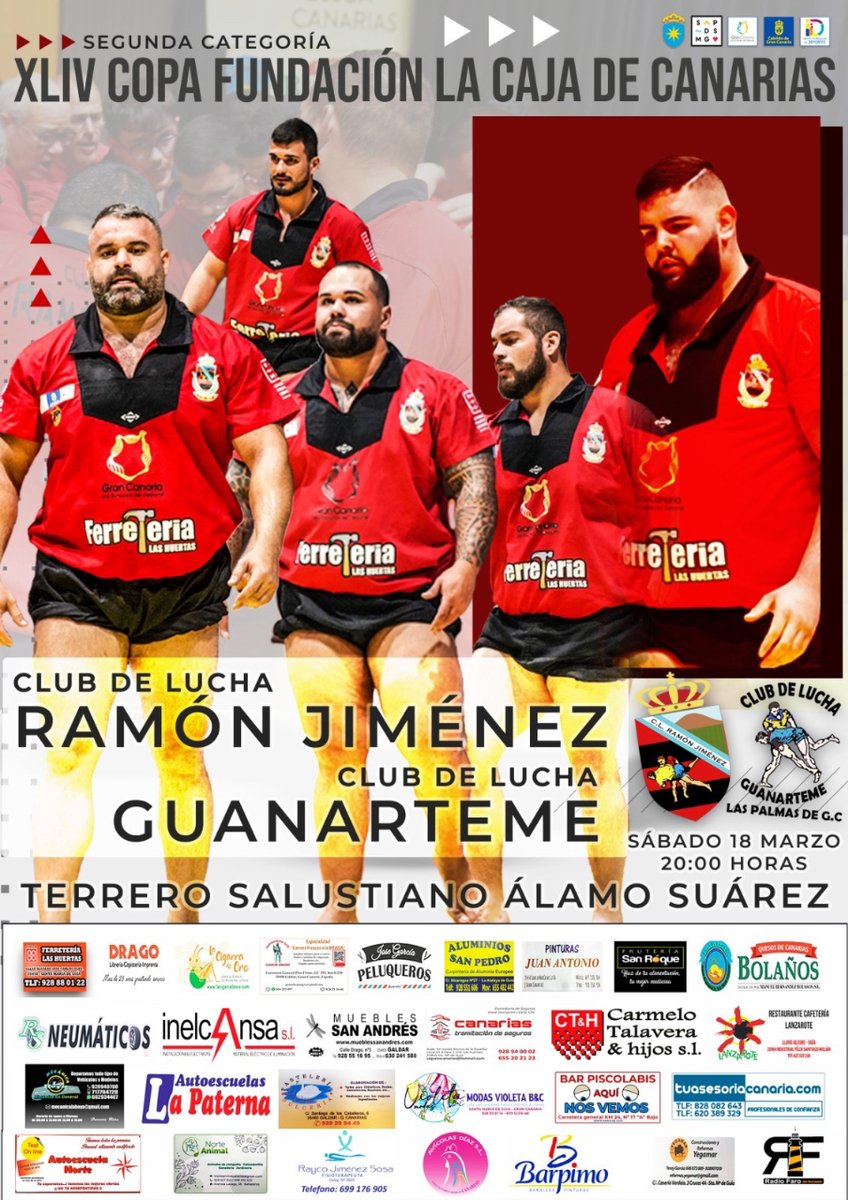 clramonjimenez's tweet photo. 🗓 𝐇𝐎𝐘 𝐋𝐔𝐂𝐇𝐀𝐌𝐎𝐒 | Día de lucha en una nueva jornada en el Terrero Salustiano Álamo Suárez, en el que recibimos al CL Guanarteme. ¡Vamos Ramón Jiménez! #renacemoscontuayuda  

⏰ Sábado 18 Marzo a las 20:00 horas.

#guiaesdeporte https://t.co/n1nOUJGBR8