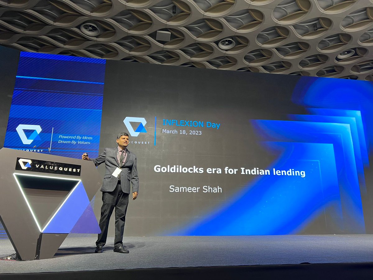 VQIndia's tweet image. Next up is Mr. Sameer Shah - our cofounder - and he’s here to shed some light on our 2nd Megatrend for the day - #Financialization

@sameervq