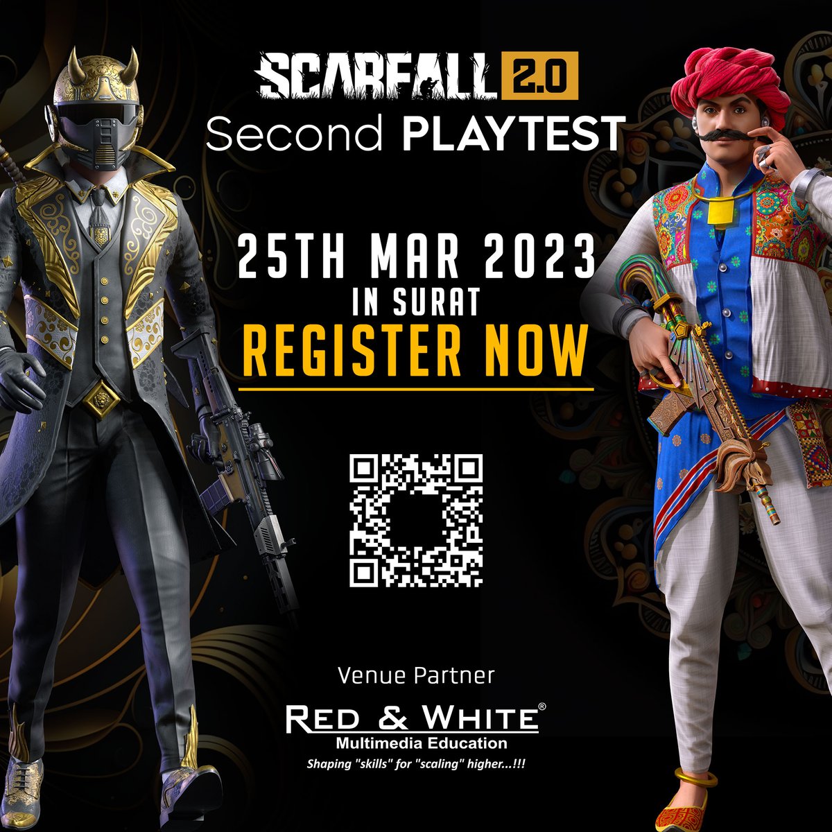 scarfall_2's tweet photo. We are thrilled to announce the Second Playtest of ScarFall 2.0, offering you the opportunity to experience the ultimate battle royale game for the second time before the rest of the world. 

To register, please click on the following link:
https://t.co/xN2s0dT1nC https://t.co/b5mQ34WS2p