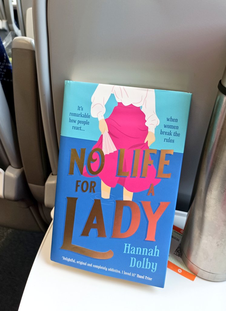 krvandeg's tweet photo. On a train and very excited to be reading my friend @LadyDolby book. If you are in need of a laugh. A go to! "No Life for a Lady" as featured on @CosmopolitanUK list of "must reads for 2023". I collected mine from my local @FalkirkWtstones this week. #greatreads #comedybook https://t.co/9BYcOzm2O7