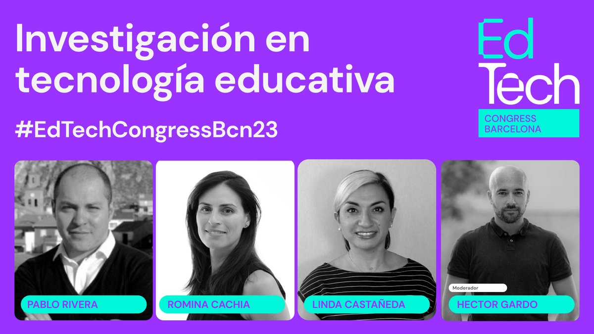 EdutechCluster's tweet photo. 💡 @pabloriverabcn , @rominacachia  y @lindacq  debaten sobre Investigación en Tecnología Educativa en un debate moderado por @hgardo 

Unimos a actores referentes en el mundo educativo en el 🚀#edtechcongressbcn23 el 19 y 20 de abril.
#AprenderentiemposdeIA https://t.co/awo9E0qg7E