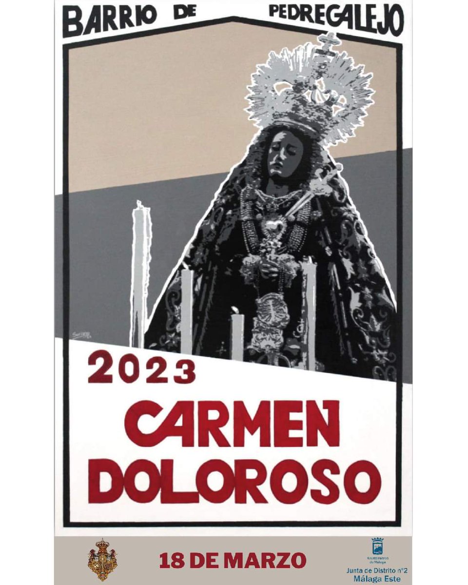 zoyderpalo's tweet photo. 📆 Agenda cofrade para este finde en #Distrito2MLG:
• 🕯️Procesión @jesusanteanas. 18/MAR, a las 17.00 h. Salida desde el Conservatorio Eduardo Ocón.
• 🕯️Procesión @CarmenDoloroso. 18/MAR, a las 18:00 h. Salida desde la Parroquia del Sanctissimum Corpus Christi.
#CofradiasMLG https://t.co/BAFrb09PyU