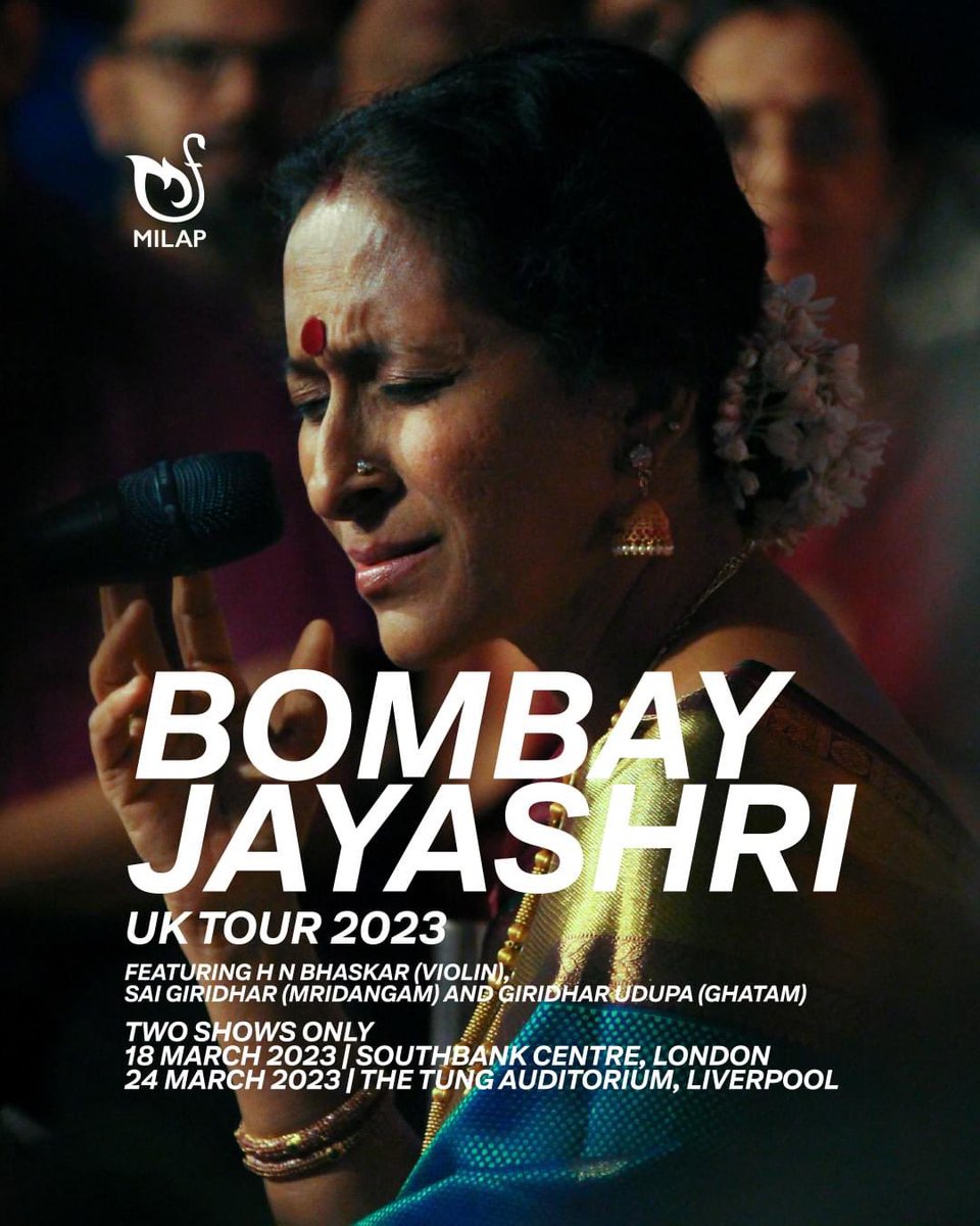 London! Concert today with Vidushi @Bombay_Jayashri at the prestigious Southbank Centre organised by @milapfest. @southbankcentre #London #Milap #SouthBankCentre