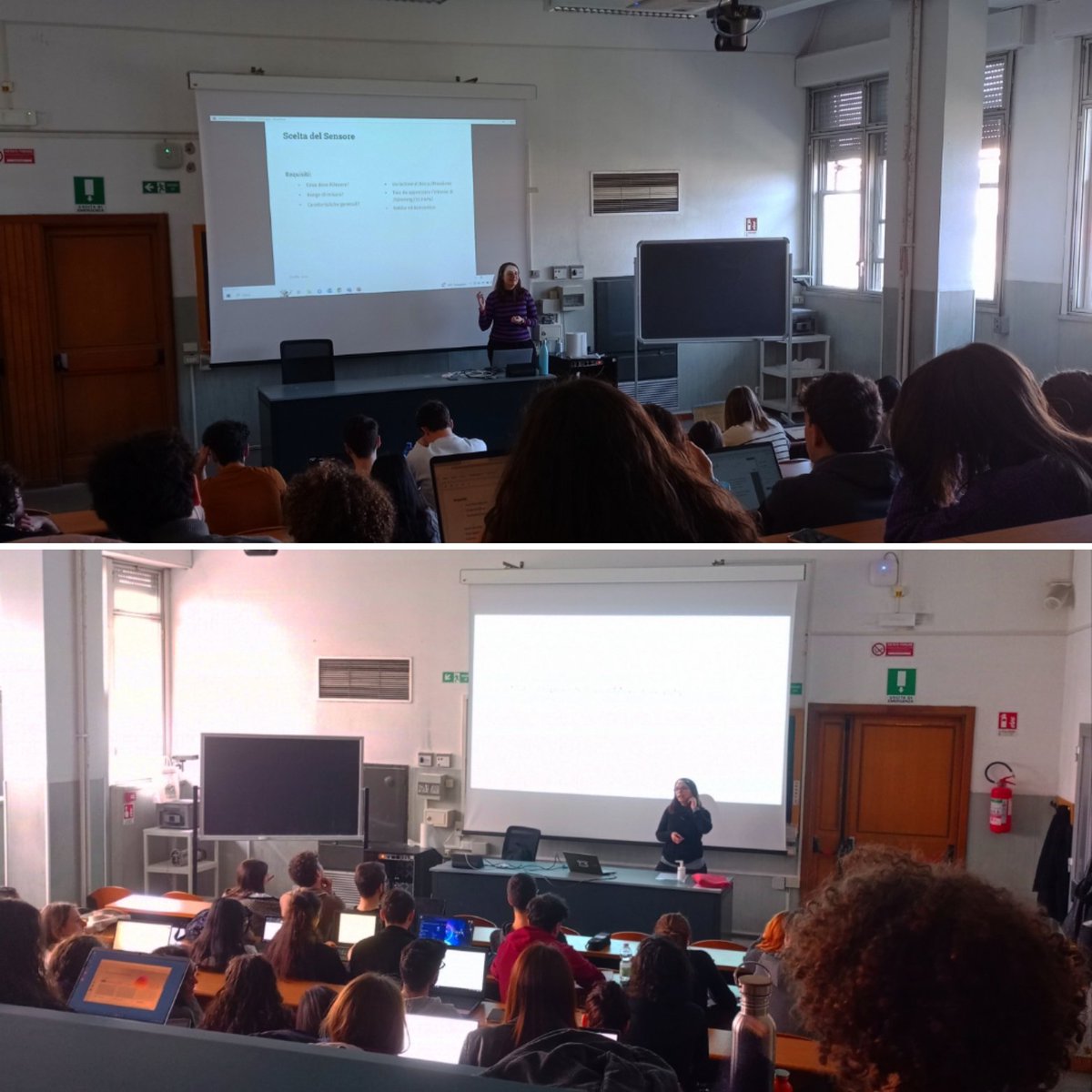 The #SimulationInMedicine course had 2 guests! On Thurs <a href="/MaraCoduri/">Mara Coduri</a> talked about #sensors and how to use #Arduino in #MedicalSimulation #projects. On Fri @chessa_manuela presented #vr #ar and the #challenges that limit their use in #training #applications!Thank you for your time!