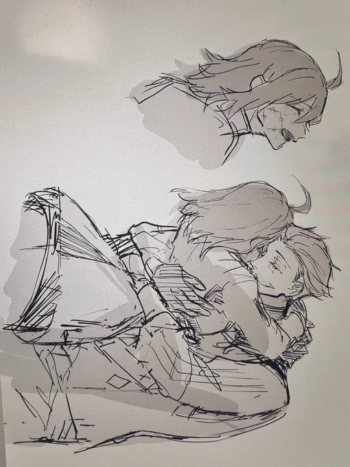 7後に描いてた新茶ぐだ♀ 