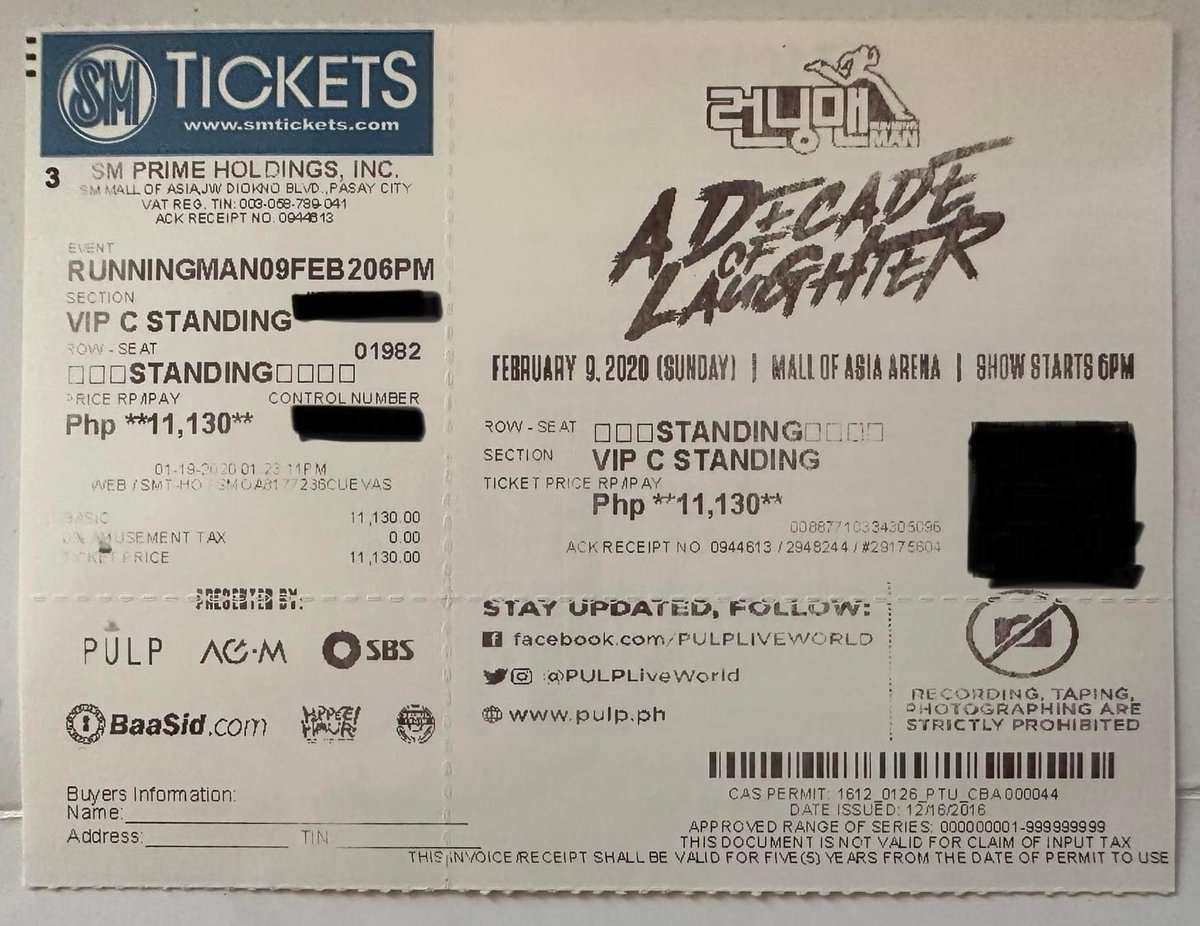 midzyangel's tweet photo. lf running man tickets

swap VIP standing to VIP seated 
rf swap: minor foot injury

#RUNNINGMANinMANILA https://t.co/5sQPeryKXy