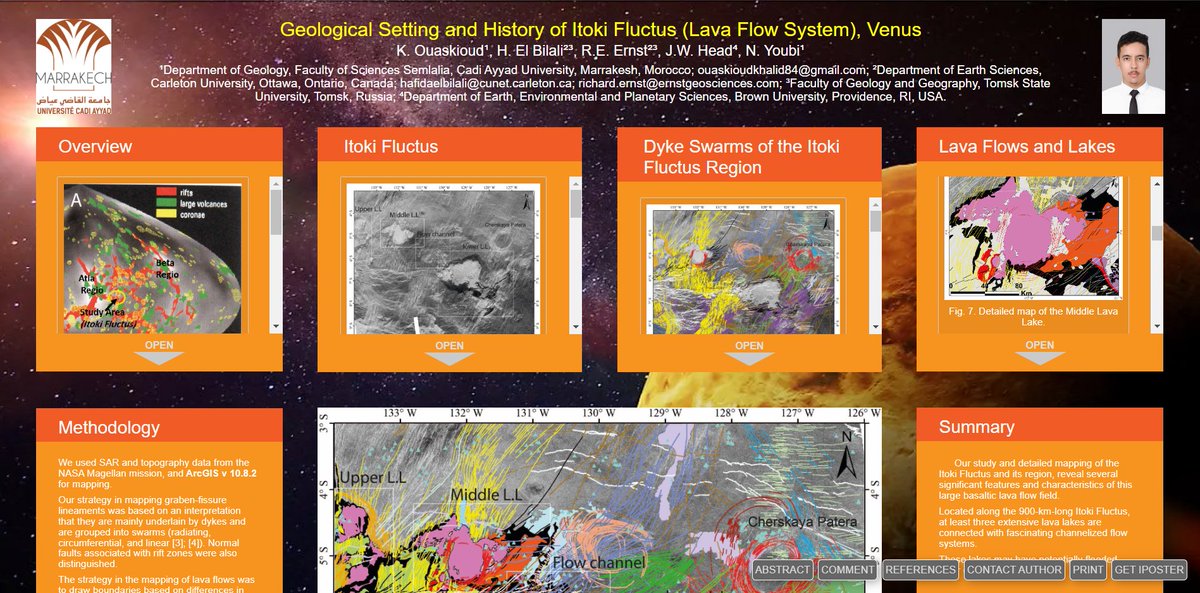 K_OUASKIOUD's tweet photo. My first #LPSC (Lunar and Planetary Science Conference) #iPoster session was both fascinating and successful! We Had a great time discussing our work and getting feedback on it. 
I'm looking forward to attending the next LPSC!
Link to the iPoster: https://t.co/LgUm3yXLgJ

#IVRG https://t.co/RJ8eGTJoX3