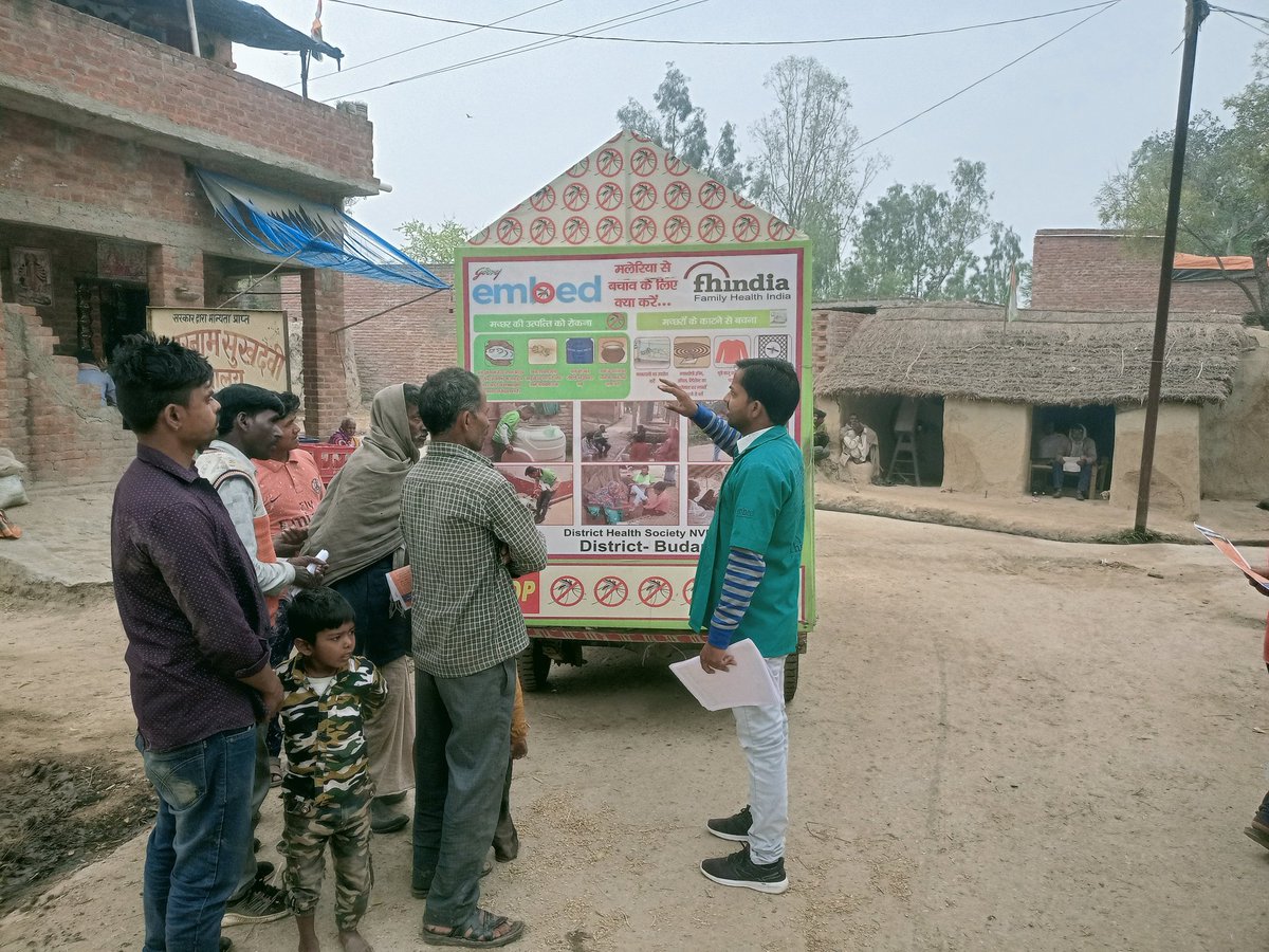 RAJVEERSHAKYA3's tweet image. ग्राम समुदाय के लोगों को #Embed मलेरिया रथ से जागरूक करते हुए
#Embed2endmalaria
#Malariafreeindia
#Dengue 
@sksomya 
@Isakshi1610 
@rajesh_amh 
@santoshbhargav2 @dm_budaun