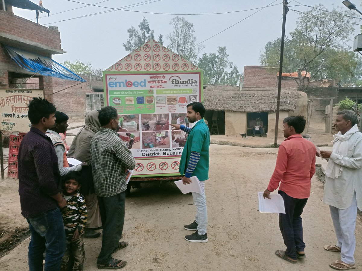 RAJVEERSHAKYA3's tweet image. ग्राम समुदाय के लोगों को #Embed मलेरिया रथ से जागरूक करते हुए
#Embed2endmalaria
#Malariafreeindia
#Dengue 
@sksomya 
@Isakshi1610 
@rajesh_amh 
@santoshbhargav2 @dm_budaun