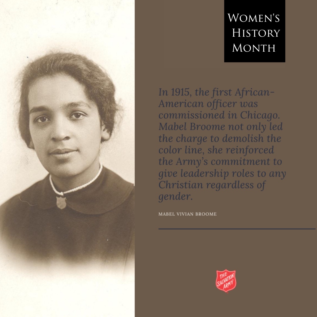 salarmyalm's tweet photo. Today's #WomanInHistory we recognize the first female officer of color commissioned in the US, Mable Broome. Mabel is remembered for her #courage during the unsettling racial disparity in American history.
Read more about Mabel, here: https://t.co/fTY9HA4zwP https://t.co/UUdKXcURbx