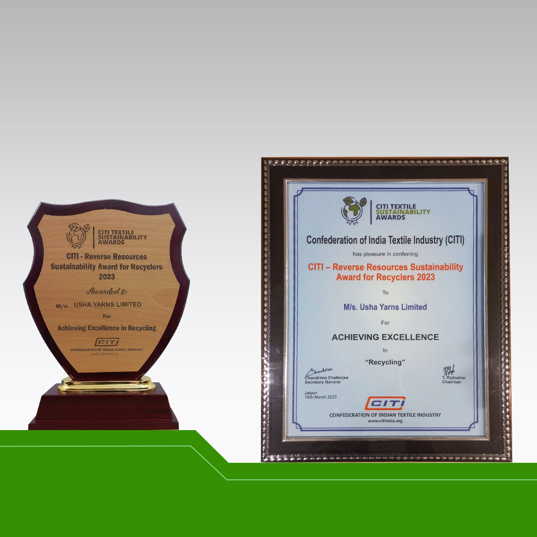 Usha Yarns Recognized by The Confederation of India Textile Industry
Read more: ushayarns.com/news-and-event…... #sustainability  #textileindustry #sustainabletextiles #circulareconomy #ushayarns