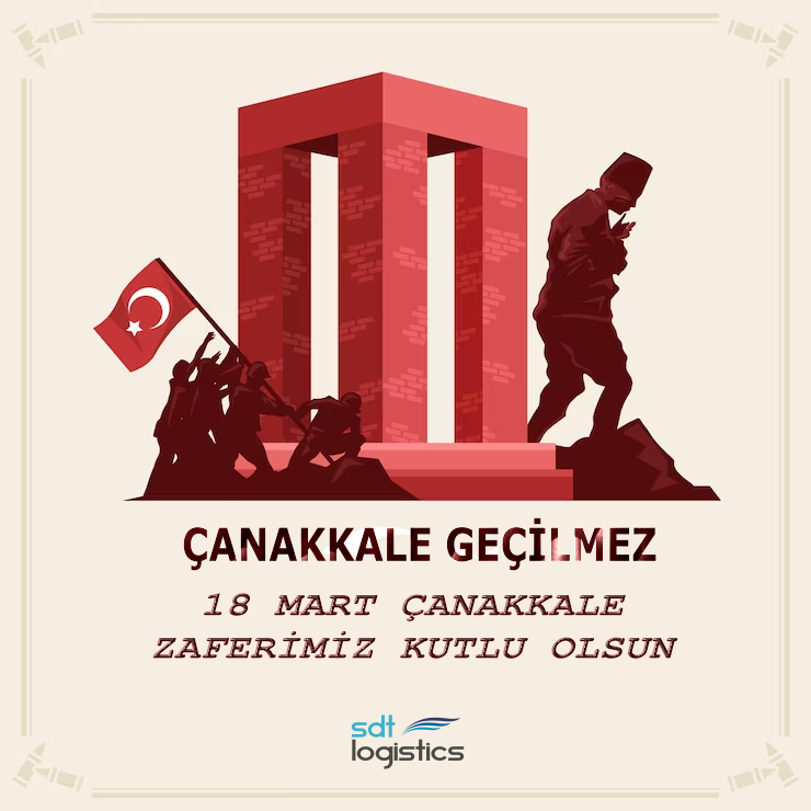 Sdt_Logistics's tweet photo. 18 Mart Çanakkale Zaferimiz Kutlu olsun ! 🇹🇷
#18martcanakkalezaferi https://t.co/1jEfEOdrcg
