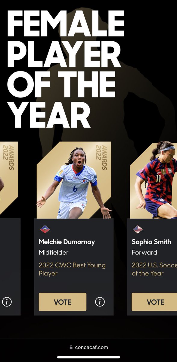 DocFilah's tweet photo. #Ayisyen montre Corventina nou renmenl, al fe devwa nou @dumornaycorven #vote #vote #vote

Men lien an https://t.co/3IDQaiZqQF

#female #player #soccer #football #haiti #concacaf #pround https://t.co/q2WeRhe14m