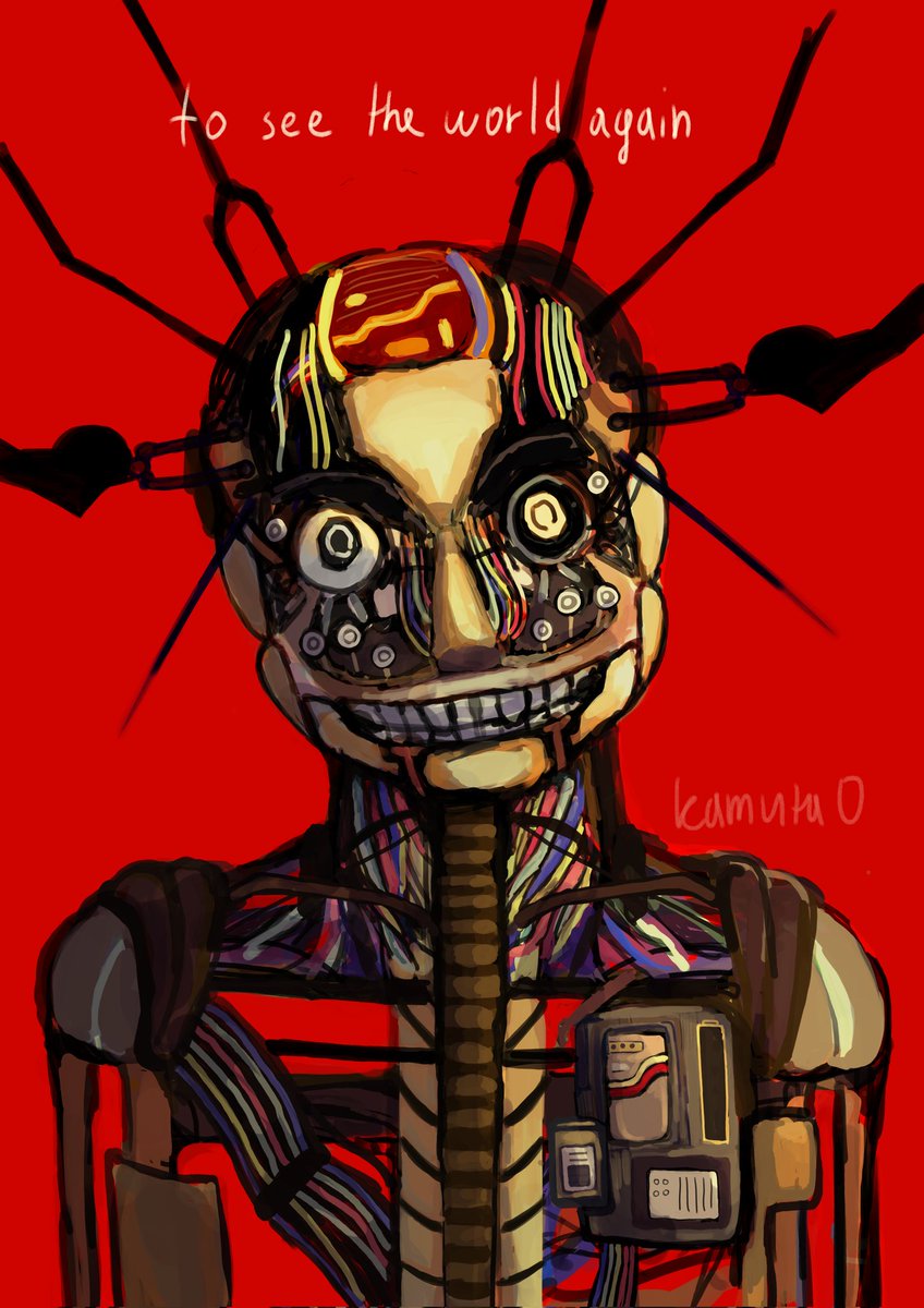 kmutusmu_08's tweet photo. I really liked that moment of world-end normopathy where tamari decided to cosplay blank the animatronic out of sudden
#ghostandpals #endworldnormopathy #tamari https://t.co/q7JTT36hQh