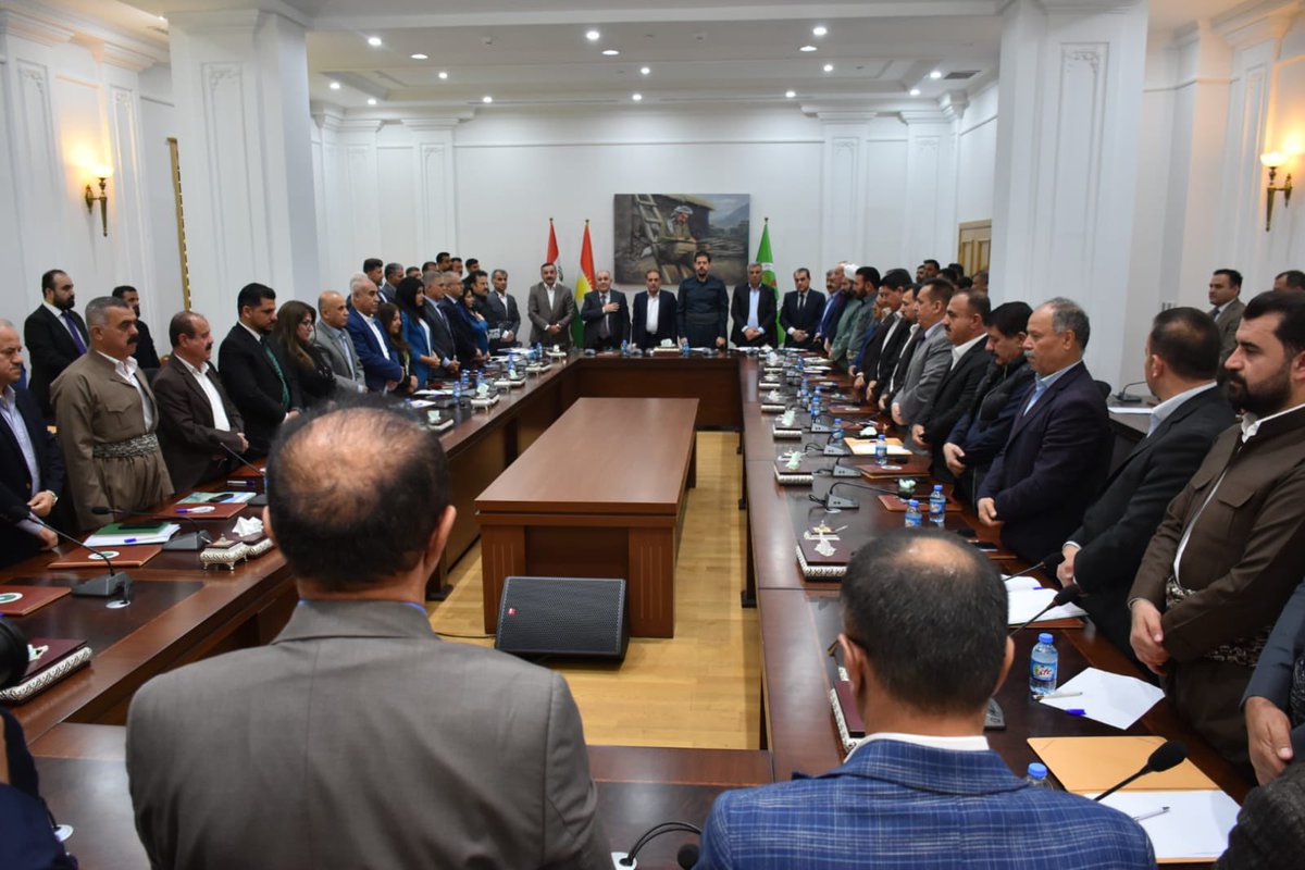 DrMajeedjamil's tweet photo. In the presence of, Rizgar Ali, the administrator of the PUK political bureau, Buran Saeedsofi, Saadi Ahmad pira, and Shalaw Kosrat , members of the PUK political bureau, we held a meeting with the administration of Erbil's 3rd center at the erbil political bureau headquarters https://t.co/9TAYVqnqDQ