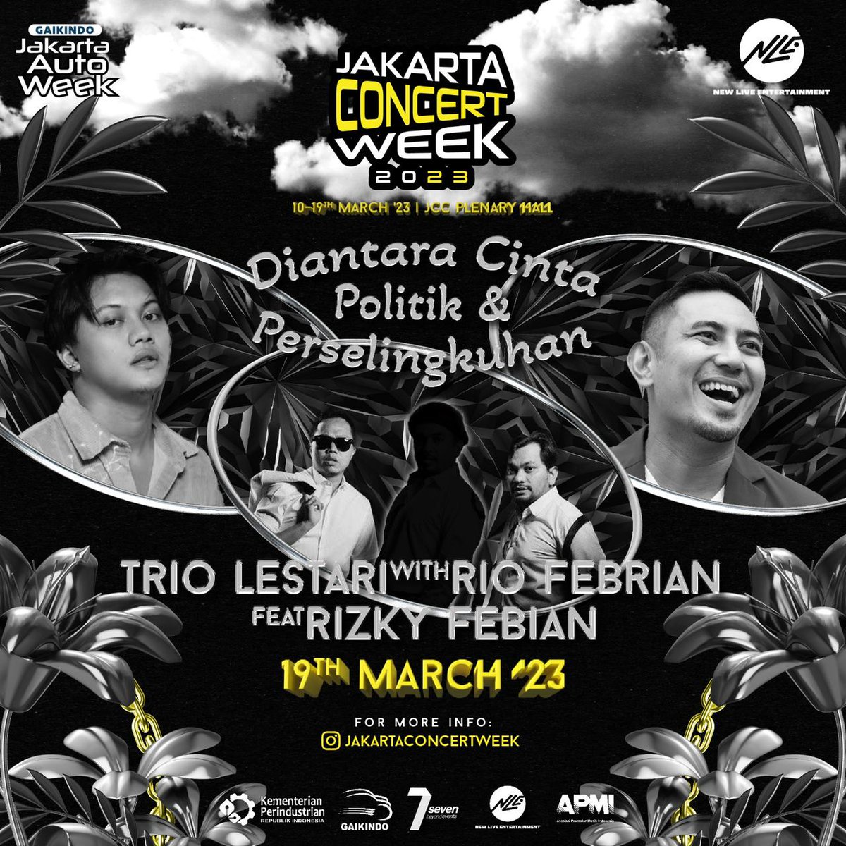 seatodaynews's tweet photo. SEAtizens, watch @TrioLestari, @riofebrian25, @rizky_febian at the JCC Plenary Hall Senayan, Jakarta, Sunday (3/19)
For more info, visit @jakartaconcertweek or @newliveentertainment!
#GUEHADIRDIJCW
#JAKARTACONCERTWEEK
#NEWLIVEENTERTAINMENT https://t.co/s6uEoUYwXC