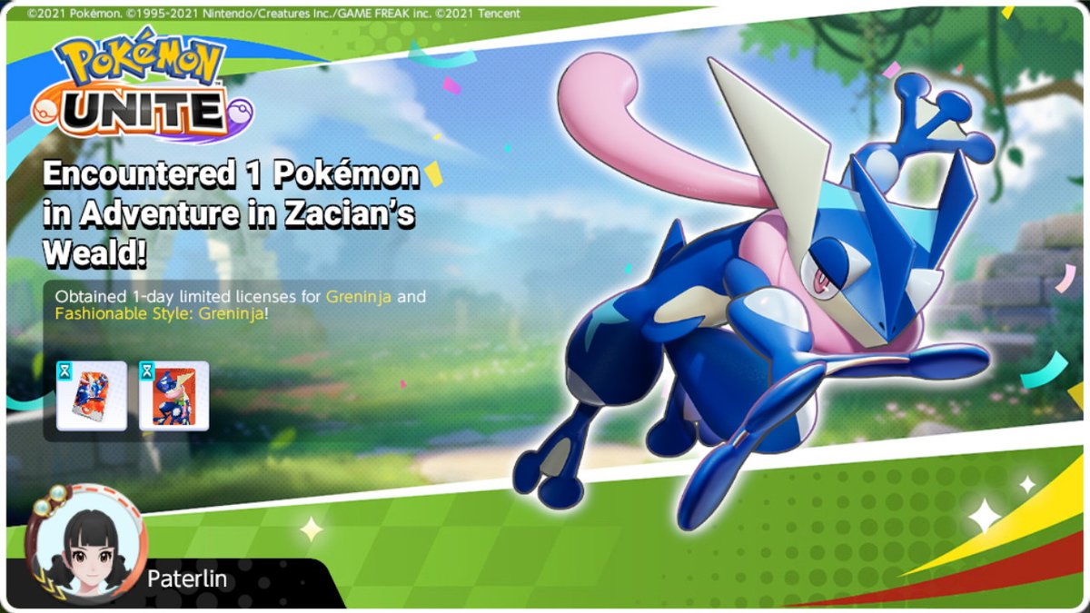 PaterlinC's tweet photo. #PokemonUNITE #NintendoSwitch https://t.co/PYnzW99hdu