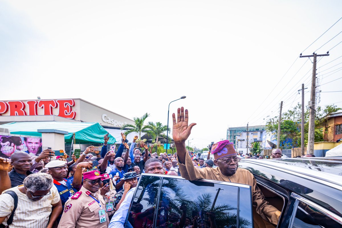 I just joined other Nigerians in exercising my civic duty in the ongoing governorship and state assembly elections. I encourage you all to go out and vote peacefully.