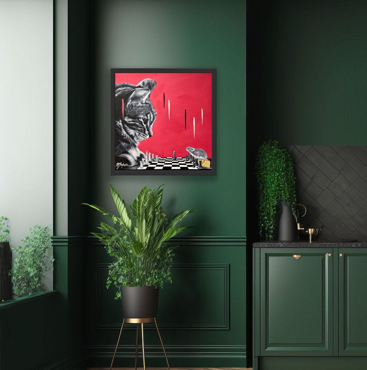 WestoverArt's tweet photo. Your Move…. It’s another cat and mouse story! Original by Jay Fortune available now £1995
#chess #jayfortune https://t.co/8NnBAEVEom