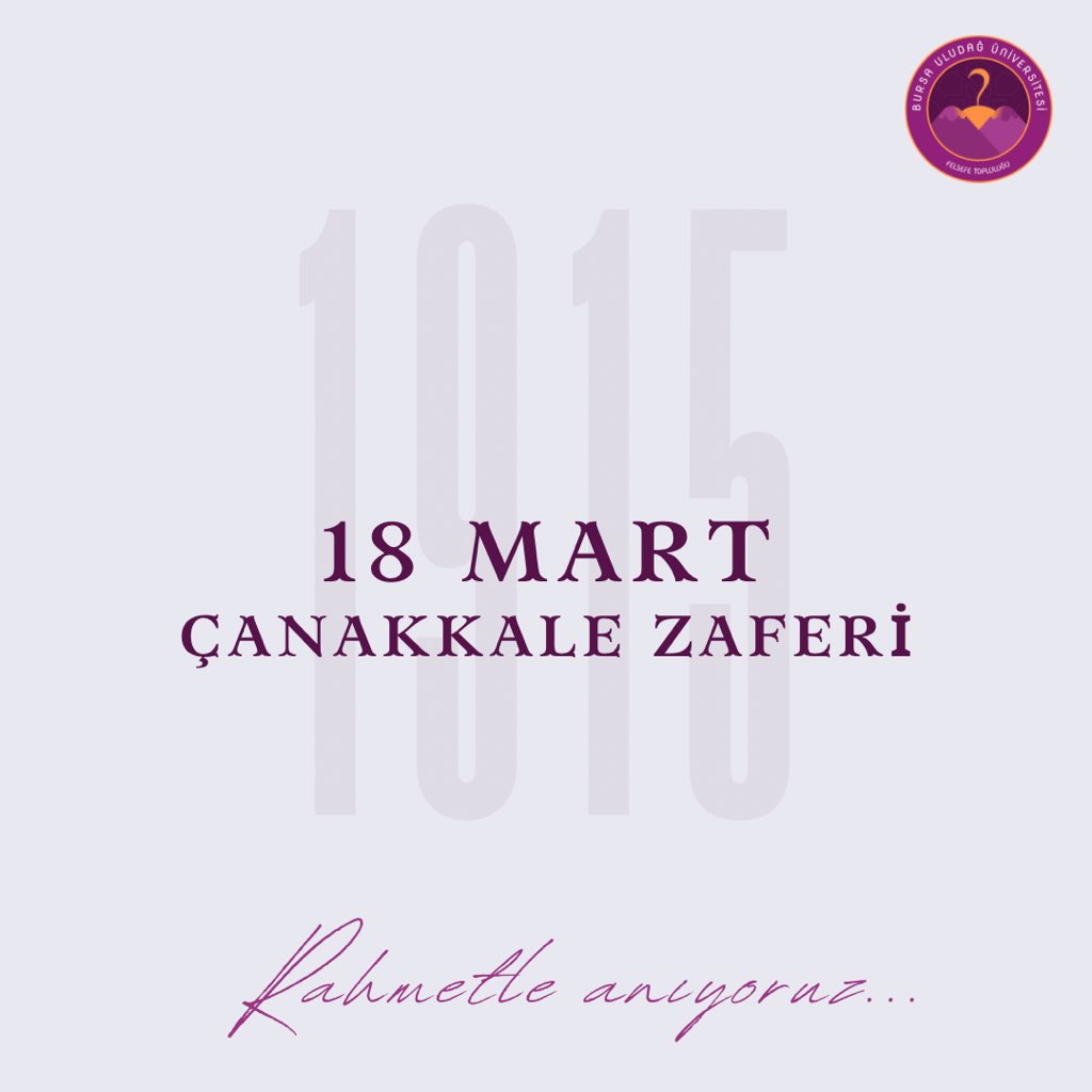 18 Mart Çanakkale Zaferi’nin
108. yıl dönümünde, başta
Gazi Mustafa Kemal Atatürk olmak üzere, vatan uğruna mücadele eden tüm sehit ve gazilerimizi rahmet ve minnetle anıyoruz.