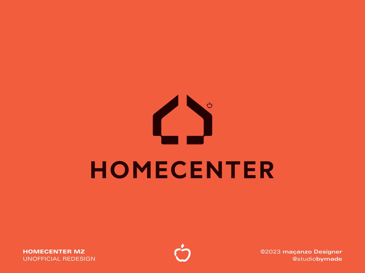 StudiobyMADE's tweet photo. (Unofficial) HomeCenter MZ Redesign
The challenge was to put the home at the center as a negative to symbolize a big empty room ready to be furnished.
© 2023 maçanzo Designer
#logodesign #branding #maçanzo #studiobyMADE #byMADE https://t.co/UrbNi8ud0s