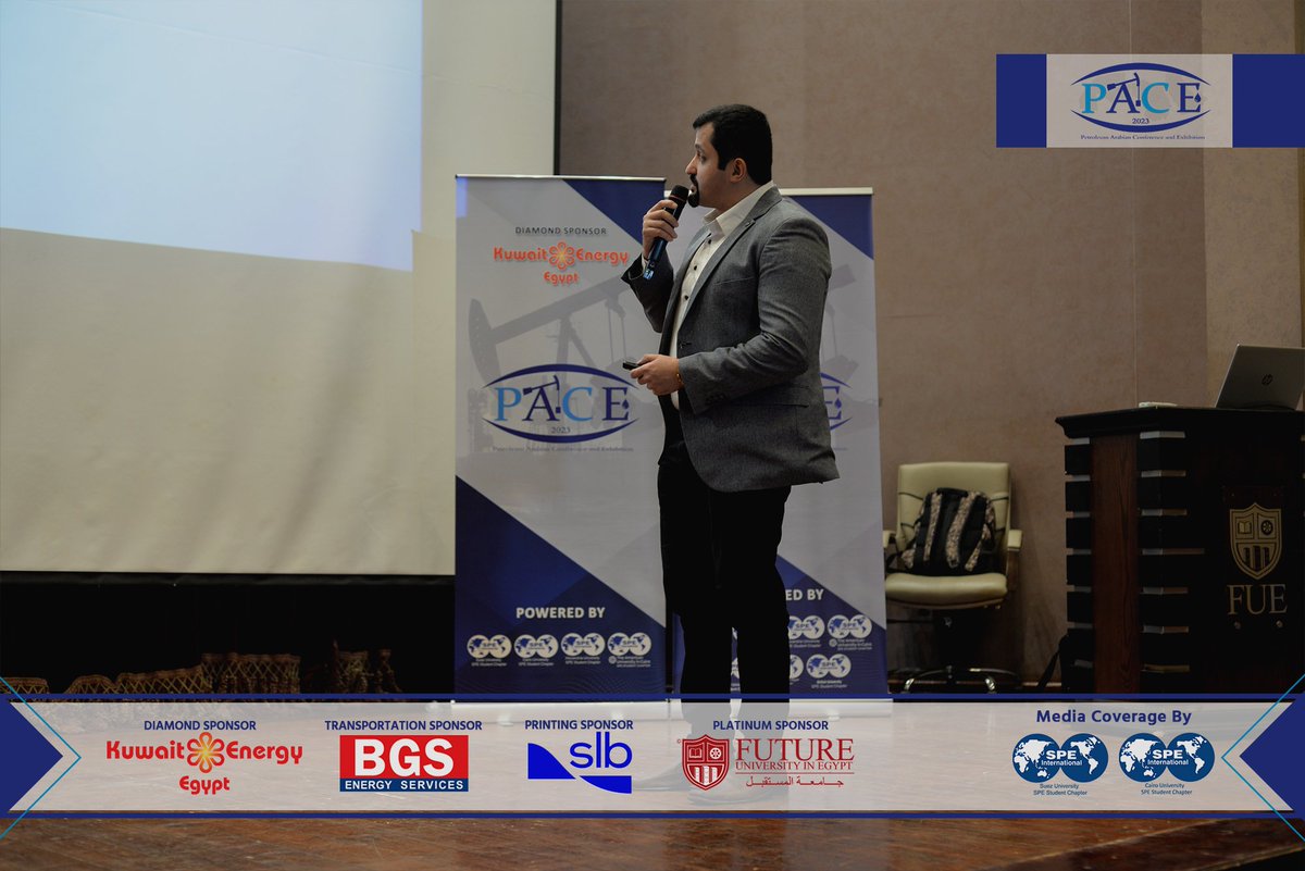 SPESUSC's tweet photo. You came looking for knowledge, and that's what we've achieved here✨.

Moments from the first session in the day about "Drilling Fluids Functions and Technologies By Eng.  Amr Elzieny. 

#PACE2023 https://t.co/sxCKlMajWu