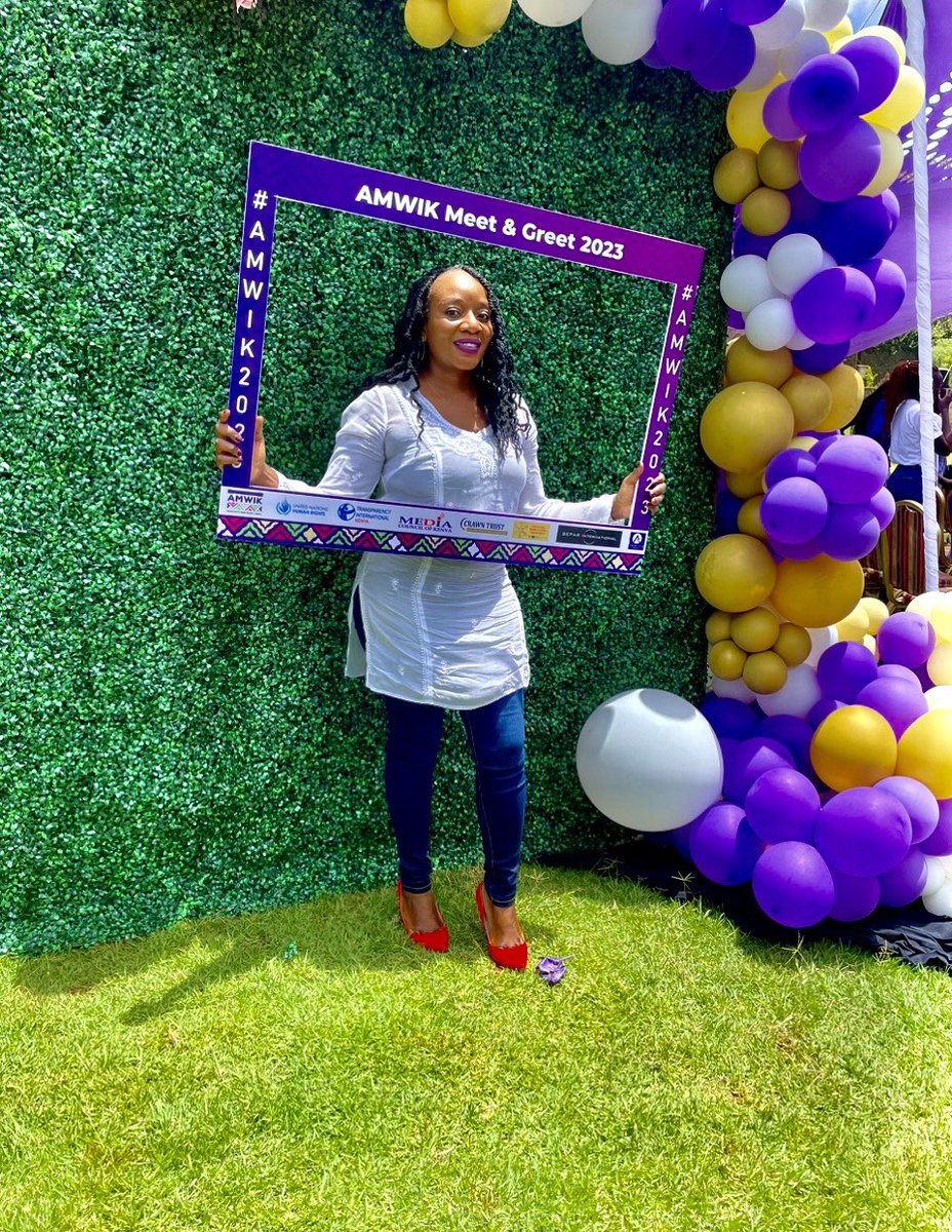joybundy's tweet photo. #AMWIK2023 The invite to the Association of Media Women in Kenya event read: Dress code: white on denim. 
Did I hit ✅ or miss❌?  @AMWIK https://t.co/Yk6QjJJeIg
