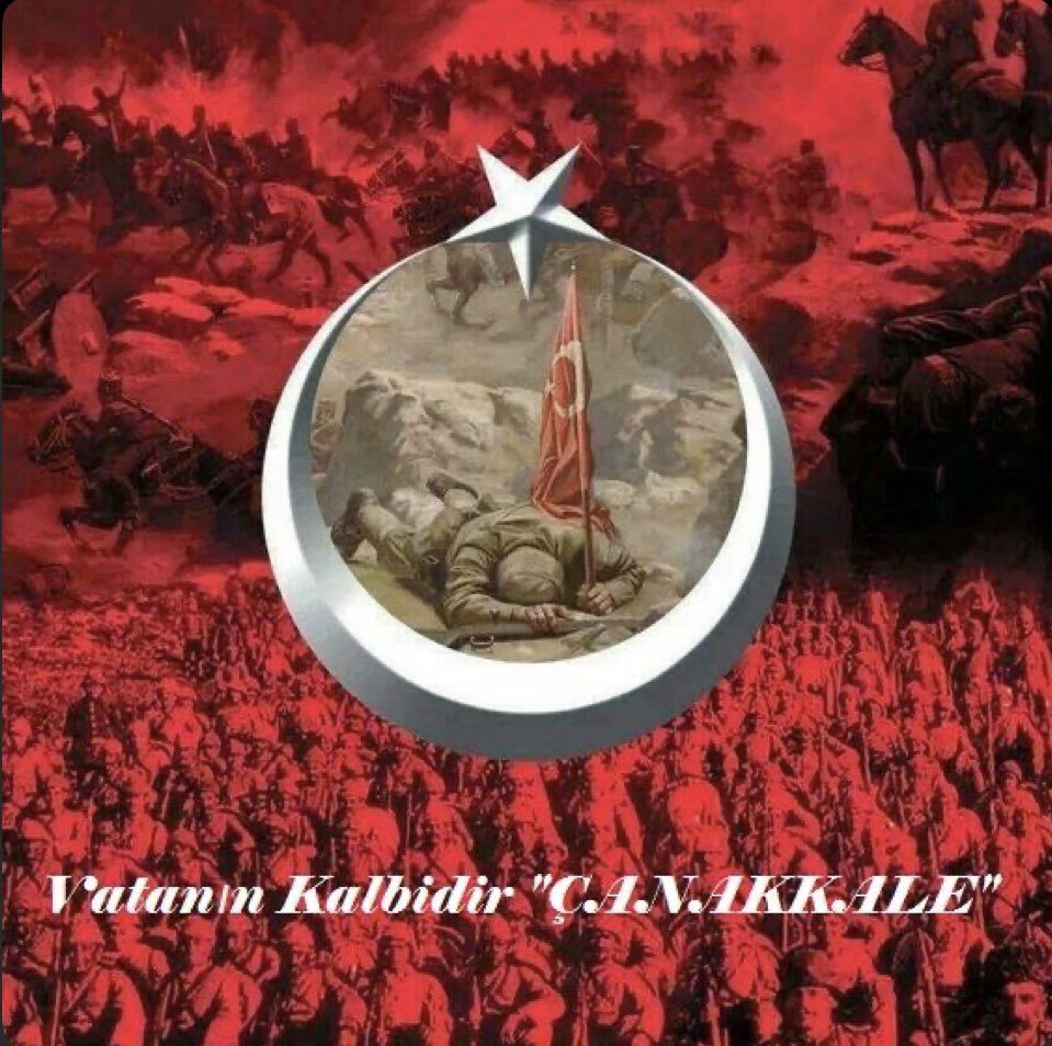 __
   Vatanın Kalbidir #Çanakkale 
Mücadeledir,inançtır,kurtuluşun
     ilk adımıdır…

   Ruhları Şad Olsun !
   Saygıyla,Minnetle…

#ÇanakkaleGeçilmez 
#MustafaKemalAtatürk 
#NeMutluTürkümDiyene 🇹🇷