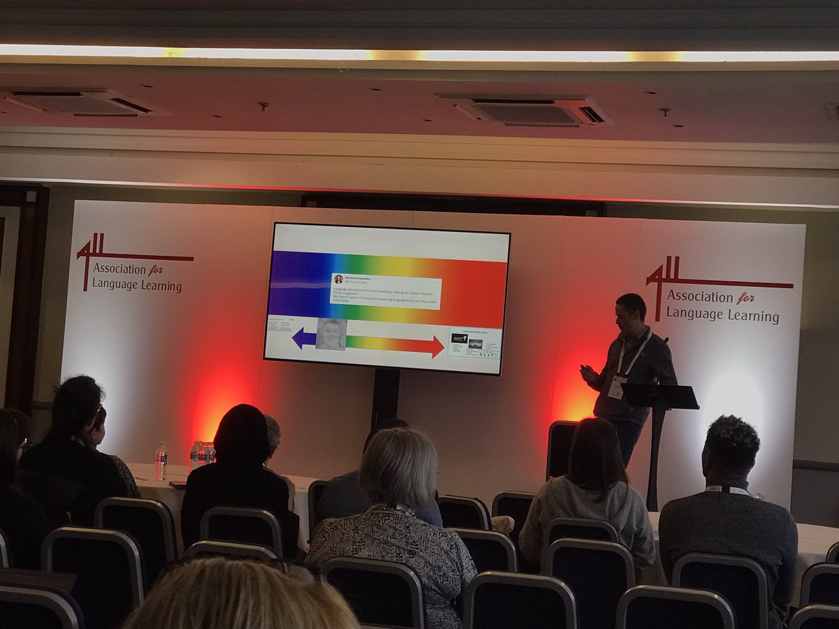 Enjoying Vincent Everett’s talk this morning - really interesting and useful reflections on a ‘balanced’ language education.  #LW2023 <a href="/ALL4language/">ALL Languages</a>