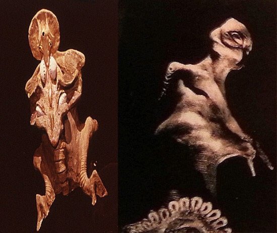 ATRightMovies's tweet photo. Stanley Kubrick originally planned to show us the aliens in 2001: A SPACE ODYSSEY. These are some of the concepts he had drawn up. https://t.co/DSyR8EUYsp