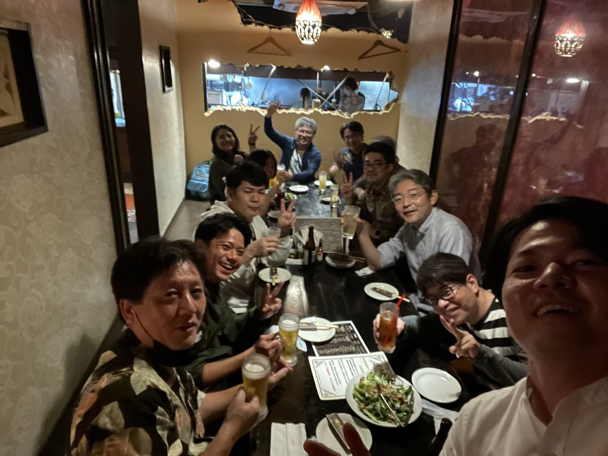 ginowantech's tweet photo. 懇親会スタート！！！
#OpenDataDay #OpenDataDay2023 #オープンデータデイ https://t.co/tBUl7WSW4n