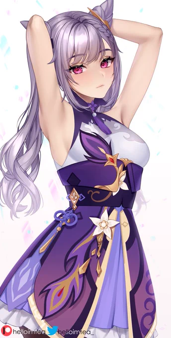 I'm not sure I have iconic art, but this was rt'ed by Genshin Impact official Twitter account, and most liked art I ever made. 2 years ago  