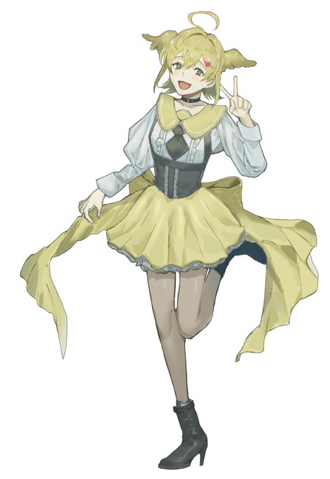 かいマホ天使立ち絵一旦完成した 