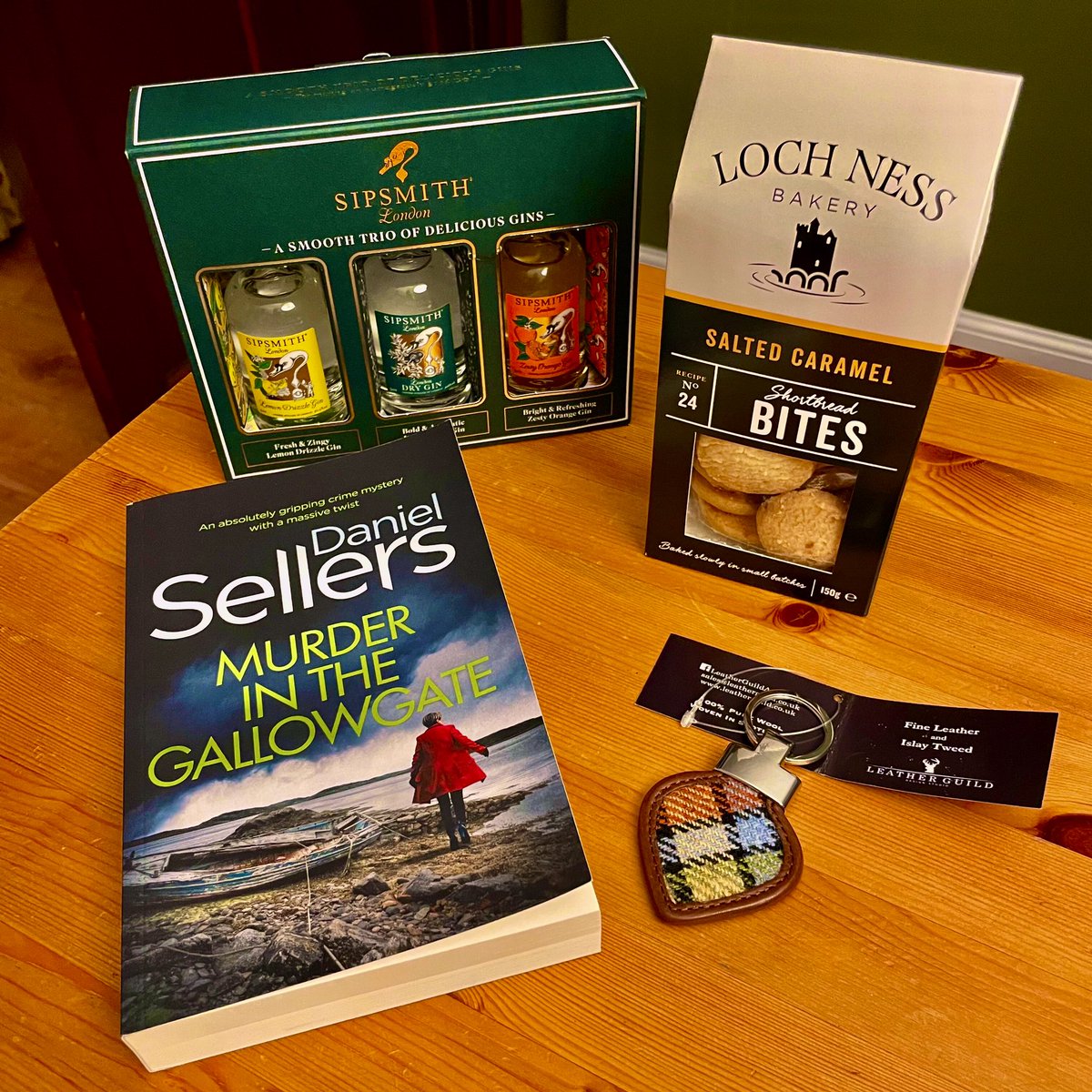DJSellersAuthor's tweet photo. Book 1 is on the cusp of having 1000 reviews/ratings, so it's #giveaway time! #Win a selection of Scottish goodies + a signed copy of #MurderintheGallowgate Just:

✅ like
✅ retweet
✅ follow me
 
(UK residents only, as alcohol) #winner picked 24 March.
#competition #free https://t.co/lNyysOzlS9