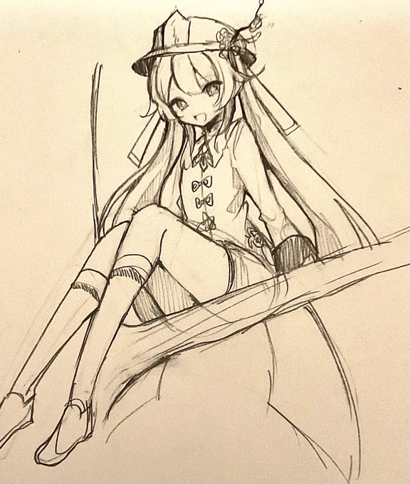 胡桃下描き 