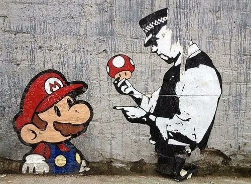 GM Everyone, we wish you all a great and art-filled weekend!

🎮Many of you might love to play  video/computer/electronic games. 
🎨Would you consider video games art and if so, what titles would qualify for you personally? 
(artwork by Banksy)