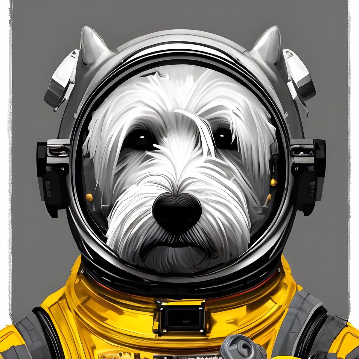 Jacbatestweets's tweet photo. I asked #AI to create an avatar of my dog. Check out my latest article: Dog in Space https://t.co/d2iwu0l8uN via @LinkedIn https://t.co/TcudCVorJg