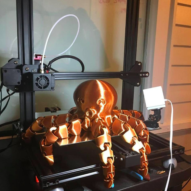 CrealityJ's tweet image. カッコいい。 巨大タコ!!

#creality
#creality3d
#3dprintingtutorial
#crealitycr10max